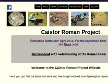 Tablet Screenshot of caistorromanproject.org